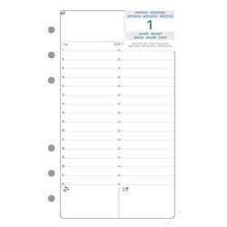 Exacompta 18250 – Organizador Recambio para Exatime 17 Daily 1-Year View 1 día por página de enero a diciembre en francés
