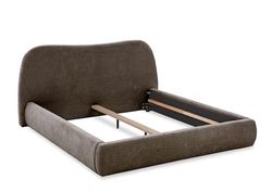 Atlantic Home Collection Gestoffeerd bed Sophie, bedframe zonder lattenbodem of matras, bruin, 180 x 200 cm