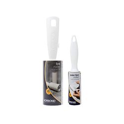 Korbond Mini & Full Size Lint Roller Bundle - Pet Hair Remover Rollers - 30 Sheet Mini & 49 Sheet Full Size