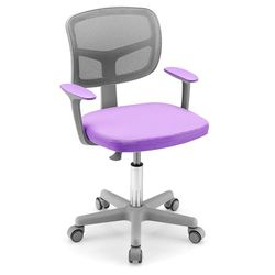 FANTASK 80-91,5 cm - Chaise de Bureau réglable pour Enfant avec Dossier et accoudoirs - Chaise de Bureau pivotante pour Enfant