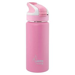 Laken Summit Bottiglia d'Acqua Doppia Parete Borraccia Termica e Isolante in Acciaio Inox con Tappo Sportivo 500ml Rosa