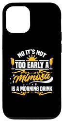 Carcasa para iPhone 12/12 Pro Mimosa Bebedor Disfraz Mimosa Niñas Viaje Mimosa Brunch