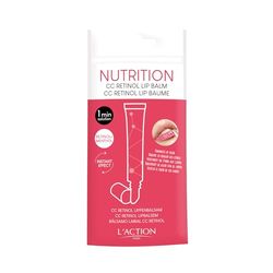 L'Action Paris CC Retinol Lip Balm, Nourishes and Soothes Skin, Helps with Dehydrated Lips, 12 ml