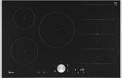 Neff, Home Connect T68TTV4L0 Self-contained Flex Induction Hob with Twist Pad Control N90 Width 80 cm Black with Frame