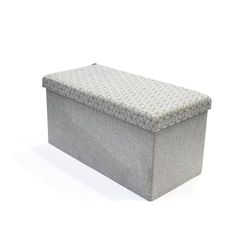 BANCO-PUF PLEGABLE GRIS CLARO