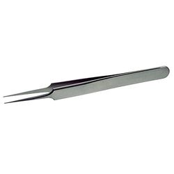 Bahco TL 5-TA Titanium High Precision Tweezers with Fine Tips, Silver