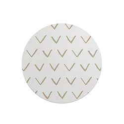 Questo Casa, Round Digital Printed Mouse Pad, Non-Slip Base, for Office and Home, Diameter:22cm