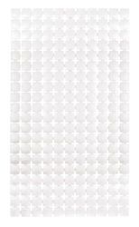 Kleine Wolke Badmat, PP/TPE, wit, 39 x 68 cm