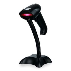 Lecteur de Code-Barres avec Support, Mode Mémoire, Automatique, Codes 1D, Deux Modes de Fonctionnement, Technologie par Ondes Radio, HDWR HD44A