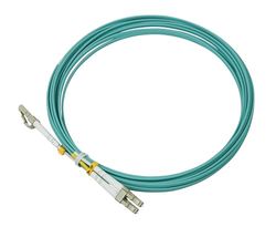 Labgear Cavo in fibra ottica, 5 m, LC a LC multimodale duplex OM3 LSZH, cavo patch audio digitale in fibra, velocità dati 40 Gb/Gigabit, rete ad alte prestazioni, colore: verde