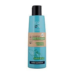 Nuances de Nature Grn, Shampooing Anti-Pellicules, Sel de Mer, Ortie Biologique, Vert