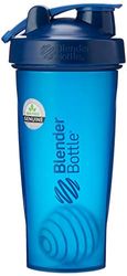 BlenderBottle Classic Loop Shaker | Eiwit shaker | Dieetshaker | Proteïneshaker met BlenderBall 940 ml navy