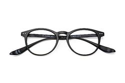 SIN MARCA Gafas Lectura Connecticut Negras Aumento +1,0 Patillas Para Colgar Del Cuello, Gafas De Vista, Gafas De Aumento