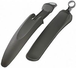 Prophete Steekspatbord voor voor- en achteraan, ook voor full-supension-fietsen, zwart, 24-26 inch, 249