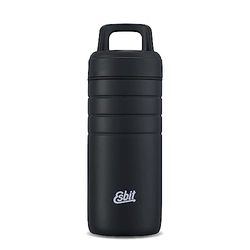 Esbit Thermobecher Majoris mit Isolierverschluss, Edelstahl, Schwarz, 0, 45L, Travel Mug Unisex, Nero, 450 ml