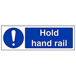 VSafety "Hold Hand Rail" teken, landschap, (Pack van 3)