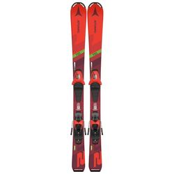 ATOMIC PM REDSTER J2 110 - Esquís Infantiles en Rojo - Esquís para niños de 5 a 8 años - Esquís Infantiles en tamaño 110 cm - Esquís para niños con Fijaciones predeterminadas - Esquís Rojos con