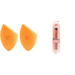 Real Techniques Lot de 2 éponges teint Miracle & Pinceau correcteur d’expert pour le visage