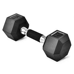 Yes4All AKU5Dumbbell Hex - Rubberen Grip - 4,5 kg Single