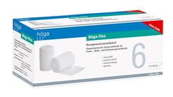 höga de PHARM, höga de Flex 6 cm x 4 m, blanco natural., a 10 unidades por paquete, 1er Pack (1 x 1 pieza)