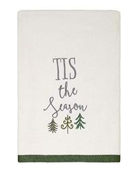 Avanti Linens Collection Sapins de Noël, Coton, Multicolore, Serviette de Bain