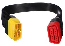 SIXTOL Mechanic Cable 26 | Cable de extensión OBD-II para Thinkdiag, Launch, 16 pines macho-hembra, herramientas de diagnóstico, flexibilidad, mantenimiento de vehículos, accesorios prácticos