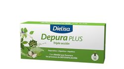 Dielisa – Depura Plus, Complemento Alimenticio con Extractos de Alcachofa, Abedul, Desmodium y Rábano Negro, para una Triple Acción Depurativa, Eliminación y Digestiva - 14 Viales