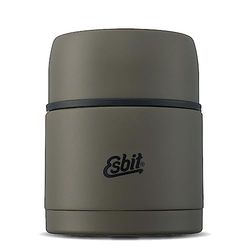 Esbit Classic thermocontainer voor gerechten - warmhoudcontainer 500 ml in olijfgroen - van roestvrij staal voor warme en koude levensmiddelen