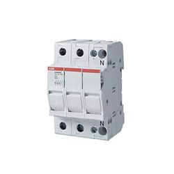 Abb-entrelec e90h zekeringhouder, modulair, E93HN/20, 3 modules