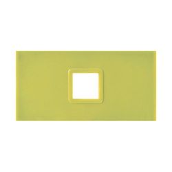 MSV Lote DE 4 OCULTADORES DE ABS Y ACRILICO Verde, 9.80x6.4x2.5 cm
