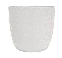 EDA - Cache-Pot Opale Ø 13,7 cm - Blanc Ivoire