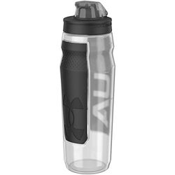 Under Armour Unisex's Playmaker Squeeze Waterfles, helder, 32 oz