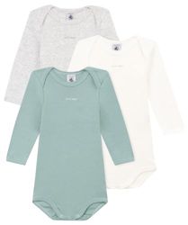 Petit Bateau Uniseks baby A08K8 gestreepte body met lange mouwen, variant 1, 12 maanden, variant 1, 12 Maanden