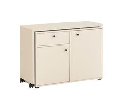 Schildmeyer Lovund Commode en bureau, houtmateriaal, crèmebeige, 104,6 x 39 x 75,3 cm