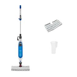 Shark Klik N' Flip Balai à vapeur [S6001EU], blanc et bleu