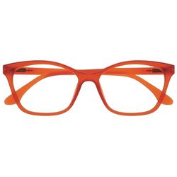 OPULIZE KAT Gafas de Lectura - Elegante Montura Ojo de Gato - Naranja Mate - Hombres y Mujeres - Bisagras de Muelle - R59-G - +1.50
