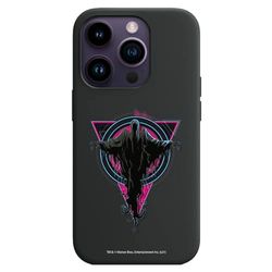 Personalaizer Cover flessibile di colore nero compatibile per iPhone 15 Pro di Dark Lord
