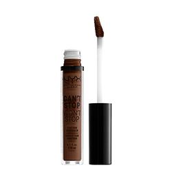 NYX PROFESSIONAL MAKEUP, flytande concealer, Can't Stop Won't Stop Concealer, nyans: Deep Walnut, 3,5 ml