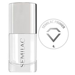 Semilac Primer acido per smalto gel e unghie acriliche. Sgrassatore professionale per unghie per manicure o pedicure perfetti. Facile da applicare. 7 ml
