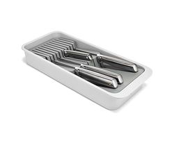 Joseph Joseph DrawerStore - Organizer per cassetti da cucina a 2 livelli, può contenere fino a 11 coltelli, smontabile per una facile pulizia, plastica riciclata