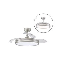 blendend Ventilator DC 48 W, 6 snelheden, 4800 lm, 3000-4000-6000 K, afstandsbediening, geheugen, timer, ideaal voor frisheid en milieucontrole.
