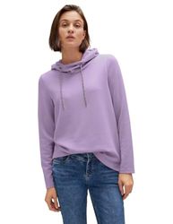 STREET ONE Sweatshirt Hoodie, Soft Pure Lilac, 34