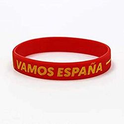 RFEF Regular, Pulsera Unisex Adulto, Rojo (Red), Talla Única