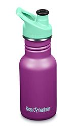 Klean Kanteen Borraccia in acciaio inox per bambini, con tappo sportivo, Classic Narrow, design sottile, 355 ml, colore: uva sparkling