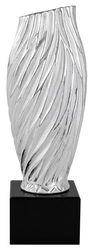 Art-Trophies AT11523 Keramische Trofee voor Volwassenen, Unisex, Zilver, 23 cm