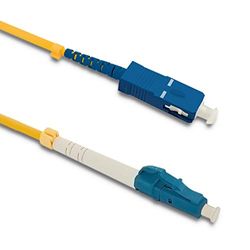 Qoltec Patchcord Fiber Optic LC/UPC – SC/UPC | Enkelläge | 9/125 | G652D | Simplex | 5 m