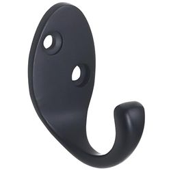 RICOO Appendiabiti da Parete Moderno, MH014-B1 Design Elegante per Camera da Letto, Cucina e Bagno, 1 Pezzo, Nero