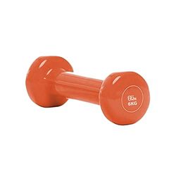 66fit Mancuernas de 0,5 kg - 7 kg (6 kg, color naranja), levantamiento de pesas, construcción de fuerza, entrenamiento en casa