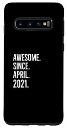 Galaxy S10 Awesome Since April 2021 Age Birthday Idea Case