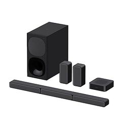 Sony HT-S40R - 5.1-kanaals soundbar (incl. bekabelde subwoofer, draadloze achterluidsprekers, Bluetooth, surround sound, Dolby Digital), zwart breed